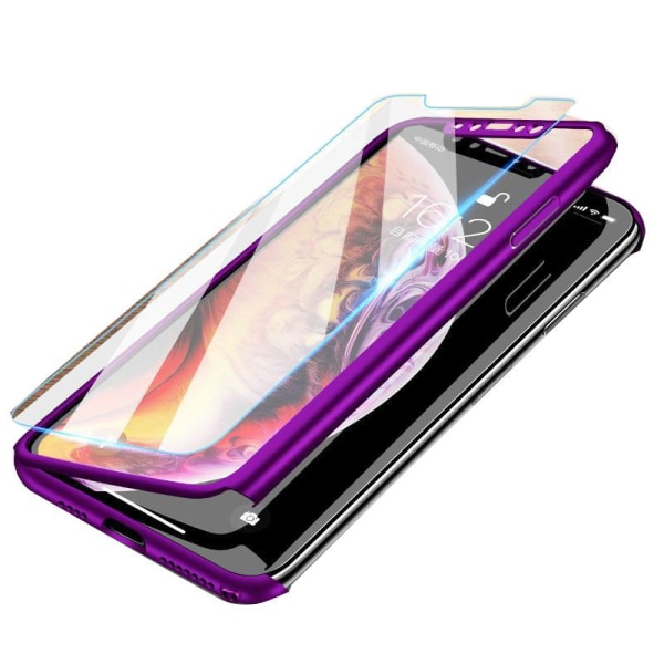 iPhone 11 - Genomtänkt Dubbelsidigt Skyddsskal FLOVEME Purple Lila