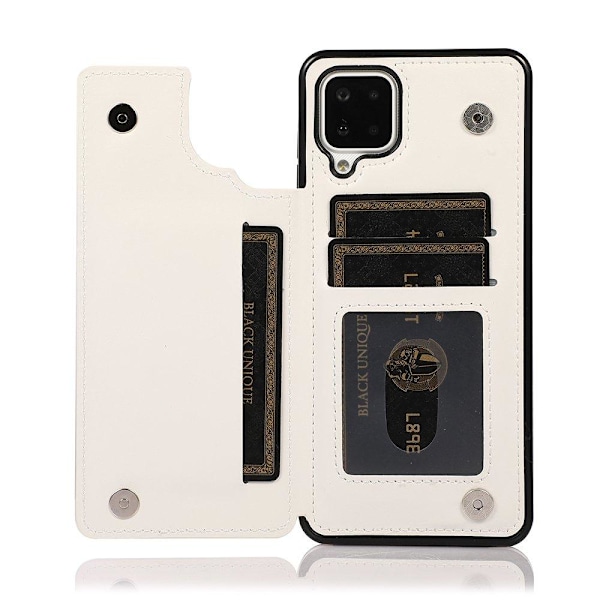 Samsung Galaxy A12 - Cover med kortholder Rosaröd