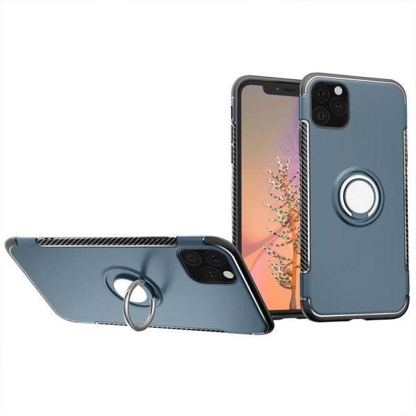 iPhone 11 Pro Max - Effektfullt Skal med Ringh�llare FLOVEME Grå