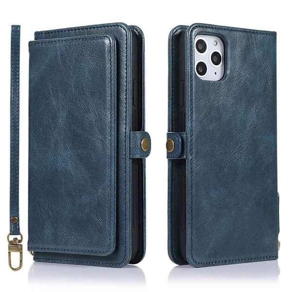 iPhone 11 Pro - Pung-etui med dobbelt funktion Mörkblå