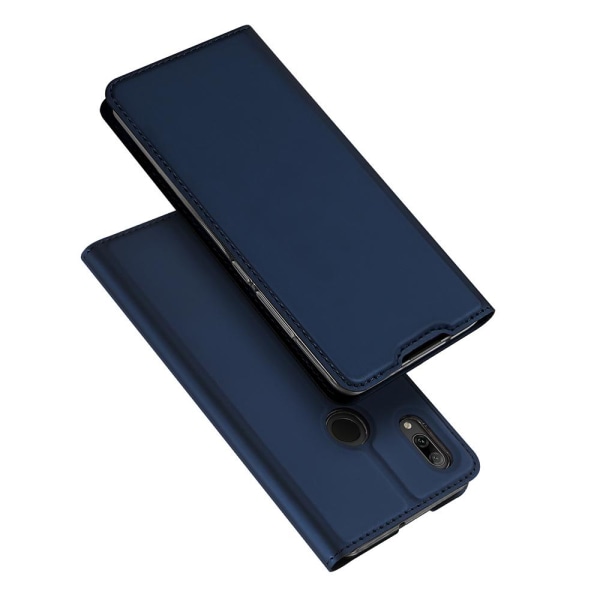 DUX DUCIS Stilrent Fodral med Kortfack - Huawei P Smart 2019 Marinblå