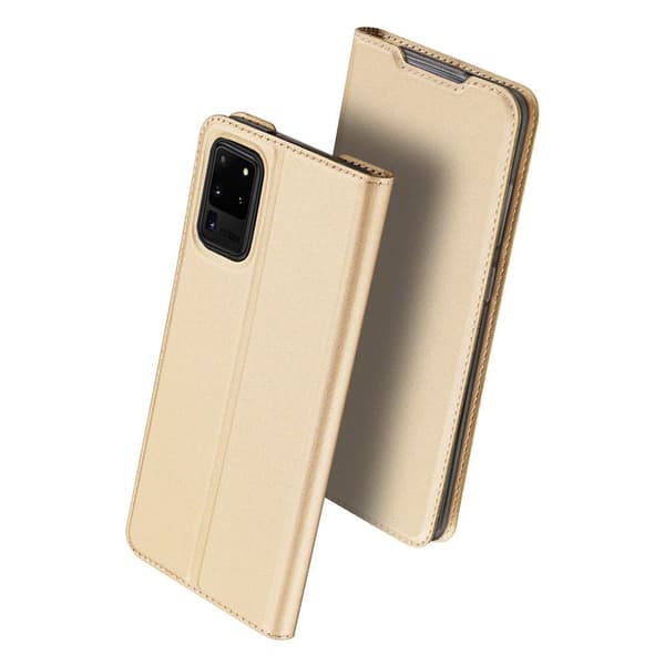 Samsung Galaxy S20 Ultra - DUX DUCIS Plånboksfodral Guld Guld