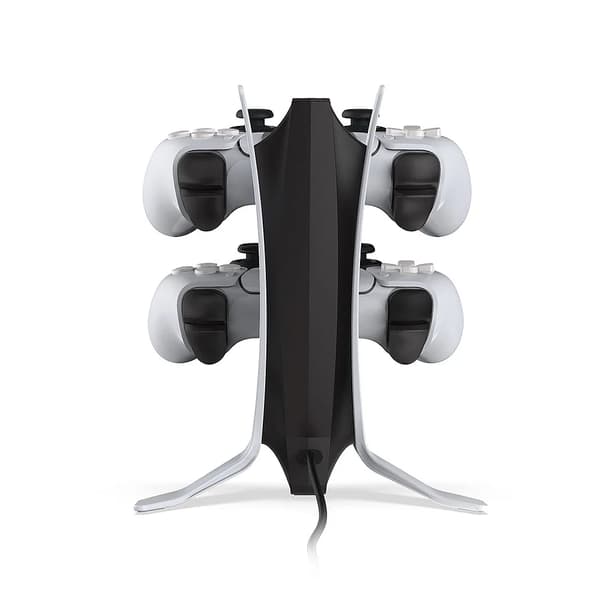 Trådlöst Laddställ till PS5 kontroller - Vit Vit