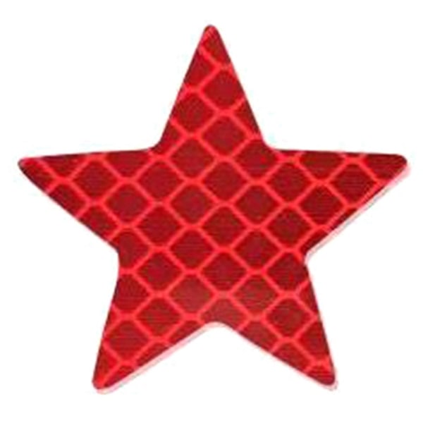 6-Pack Reflex Stjärnor Röd