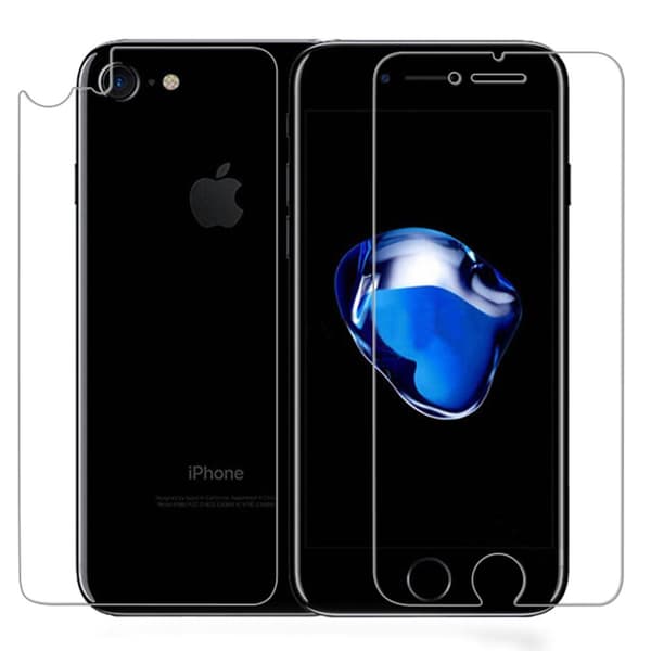 Framsida & Baksida Skärmskydd PET 9H 0,2mm iPhone 8 Transparent