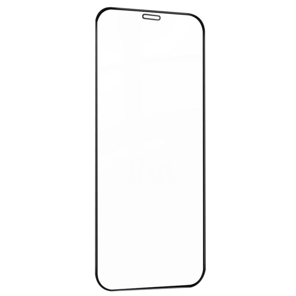 iPhone 12 Mini skjermbeskytter Karbonfiber 9H 0,3mm Transparent Svart