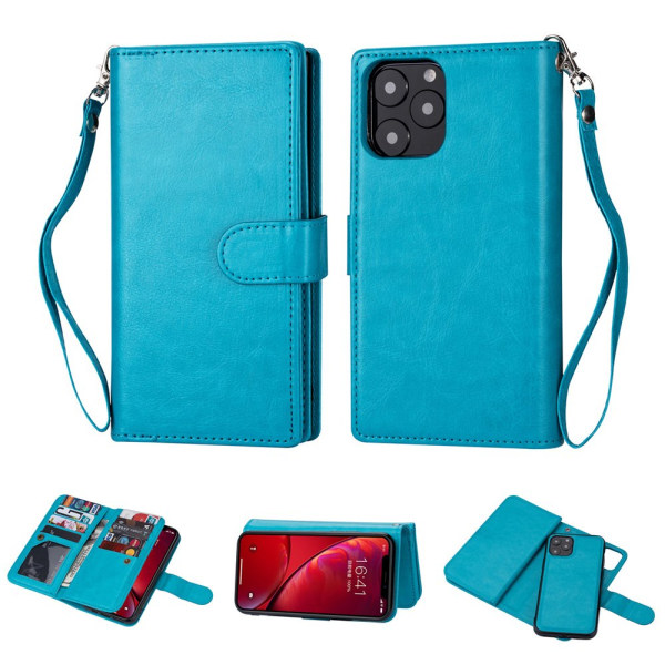 iPhone 13 Pro Max - 9-Card Wallet Case Turkos