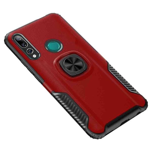 Huawei P Smart Z - ammattimainen suojakuori sormustelineellä Röd