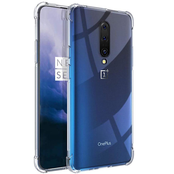 Oneplus 7 Pro - Skyddsskal (FLOVEME) Transparent/Genomskinlig