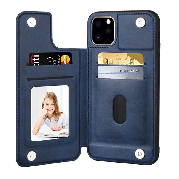 iPhone 13 Pro - Etui med kortholder (HANMAN) Roséguld