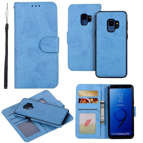 Smart etui med dobbeltfunktion til Samsung Galaxy S9 Svart