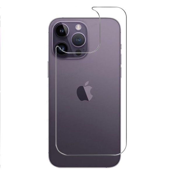2-PACK iPhone 14 Pro Skærmbeskytter Bagside 0,3 mm Transparent