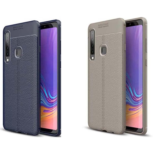 Samsung Galaxy A9 2018 - Stilsäkert Auto Focus Skal Grå Grå