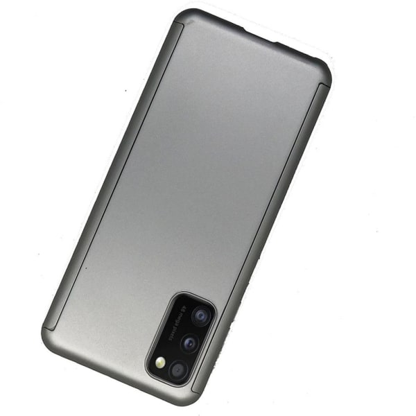Samsung Galaxy A71 - Floveme Dobbelt Cover Silver Silver