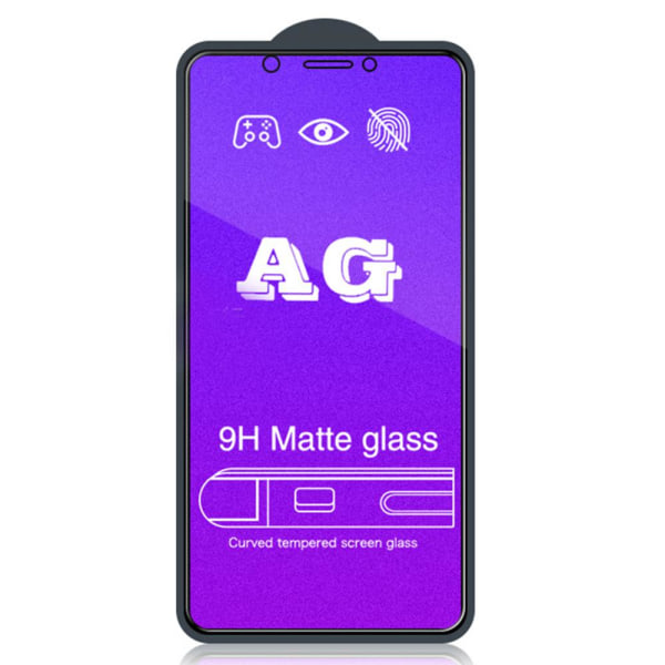 Anti-Blue-Ray Anti-sormenjälkiä iPhone XS Max näytönsuoja Transparent/Genomskinlig