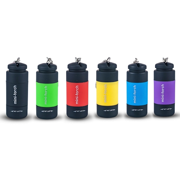 Nyckelring Mini Ficklampa Gul