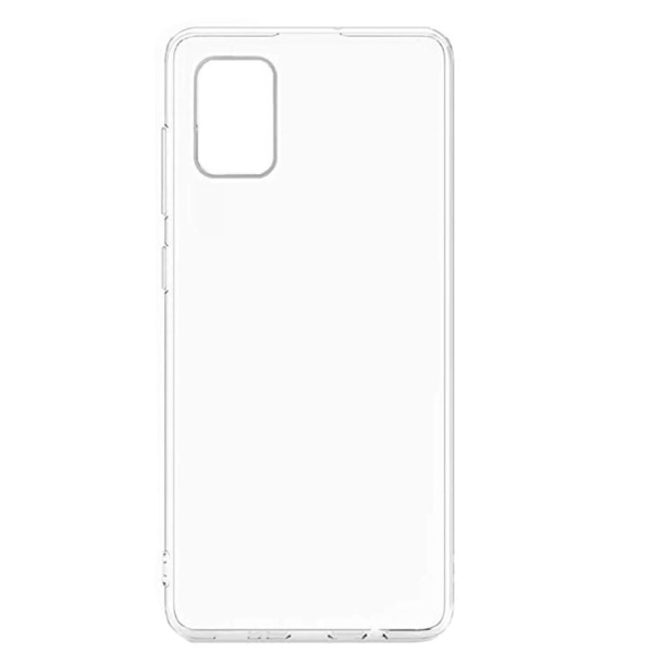 Samsung Galaxy A51 - Tunt Silikonskal Transparent