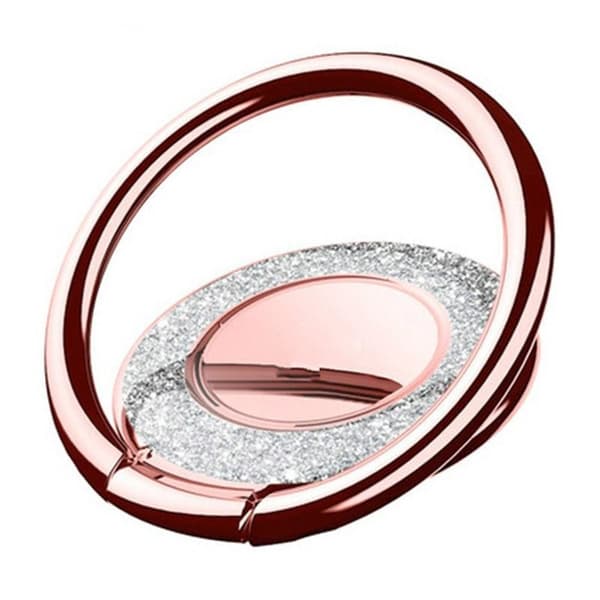Eksklusiv Glitter diamantringholder Röd