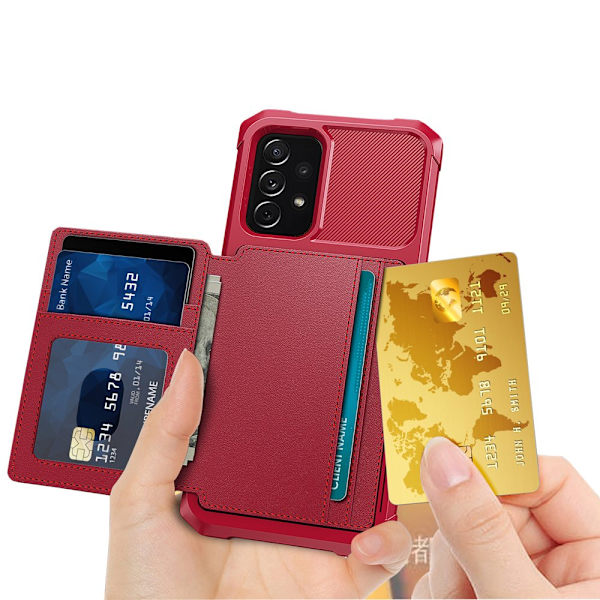 Samsung Galaxy A53 5G - Etui med kortholder Grön