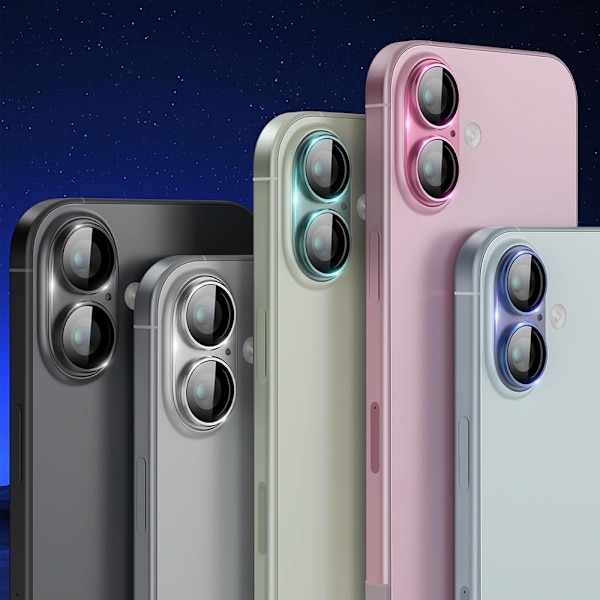 iPhone 17 Kameraskydd 3-Pack  Ultratunt & Stark