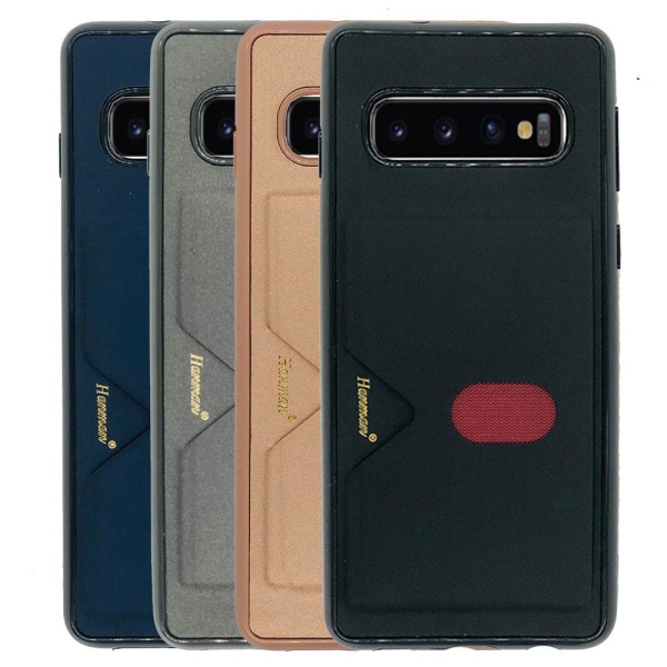 Samsung Galaxy S10 Plus - Praktiskt Stilsäkert Skal (HANMAN) Svart