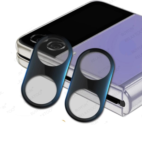 Galaxy Z Flip 3 4-in-1 Skärmskydd 2.5D Kameralinsskydd Transparent