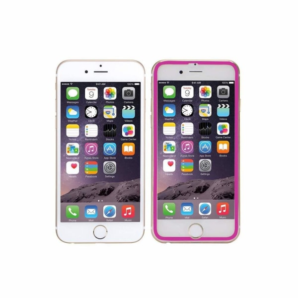 HuTech Originalskydd 3D (Aluminium) iPhone 6/6S Plus Rosa