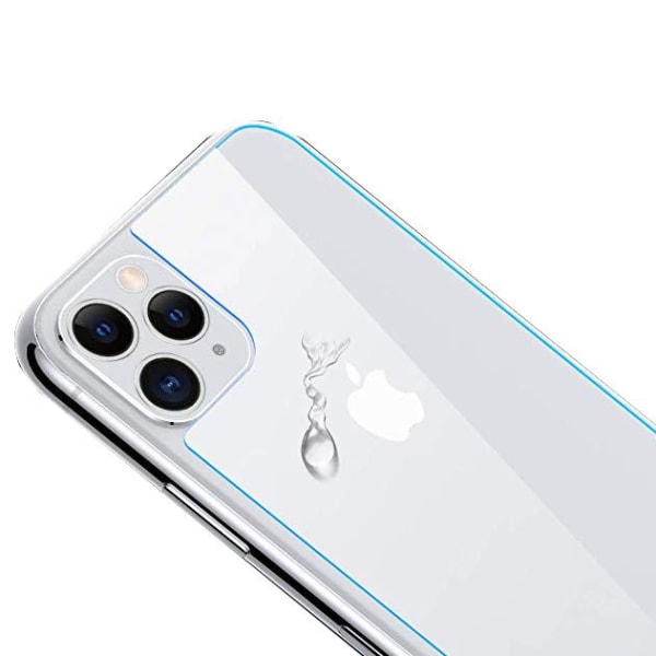 iPhone 11 Pro 3-PACK Skjermbeskytter bak 9H Skjermtilpasset HD-Clear. Transparent/Genomskinlig