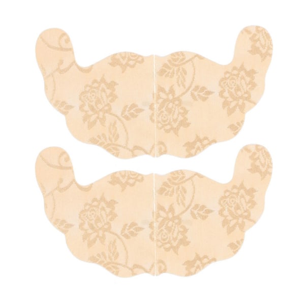 1-Par Bekväma Självhäftande Spets Bröst Tejp Beige C