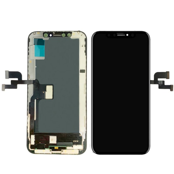 iPhone XS OLED LCD ja kosketusnäytön digitoija AAA+++ Svart