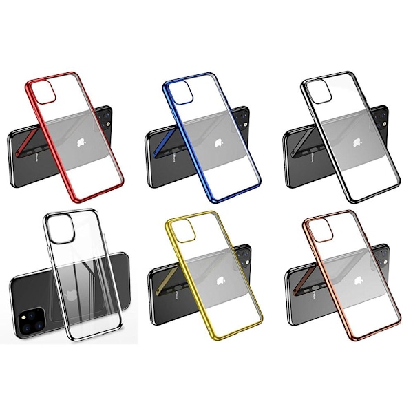 iPhone 11 Pro - Stilsäkert Effektfullt Silikonskal (LEMAN) Guld