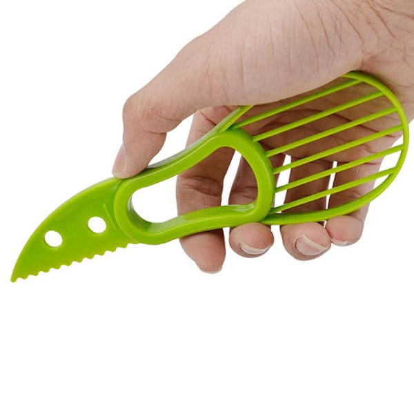 Multifunktionell Avokadoskalare/Kniv/Skärare Grön