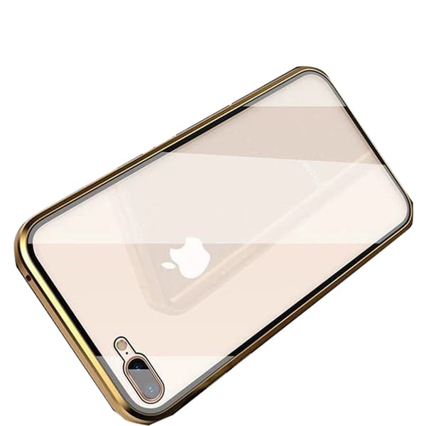 iPhone 7 - Skyddande Magnetiskt Skal Silver