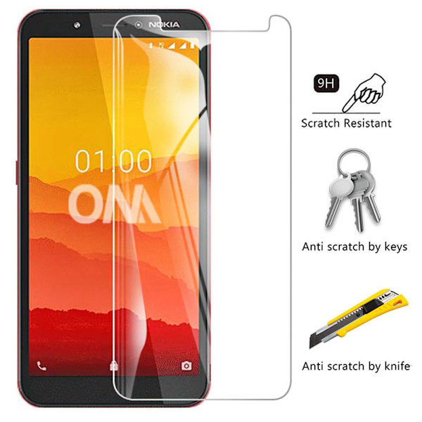 Nokia 3.1 Plus Sk�rmskydd Standard 0,3mm Transparent/Genomskinlig