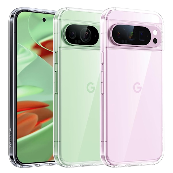 Google Pixel 9 Pro - Stilrent och Praktiskt Ultra Tunt Silikonskal