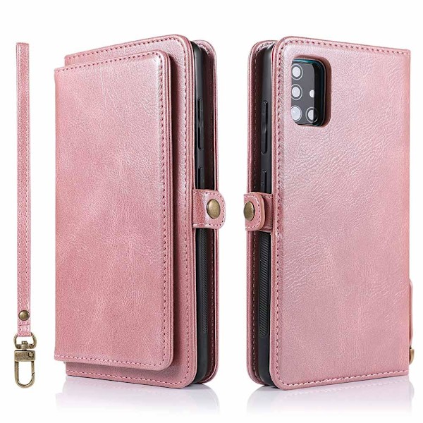 Samsung Galaxy A51 - 2-1 Pung etui Mörkblå