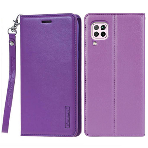 Samsung Galaxy A12 - HANMAN Wallet etui Marinblå