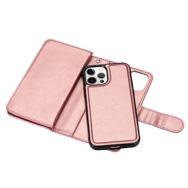iPhone 14 Pro - 9-Card Wallet Case Brun