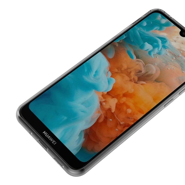 Huawei Y5 2019 - Floveme Silikone Cover Transparent/Genomskinlig