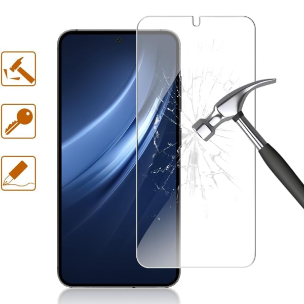 Samsung Galaxy S24 Ultra 2-Pack Kraftig 3D-skjerm i herdet glass