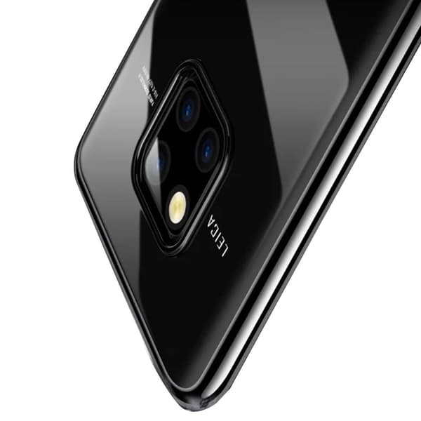 Electroplated Skal av mjuk Silikon till Huawei Mate 20 Pro Röd