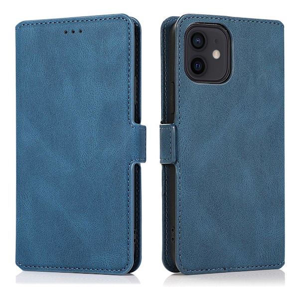 iPhone 12 - Floveme Plånboksfodral Svart