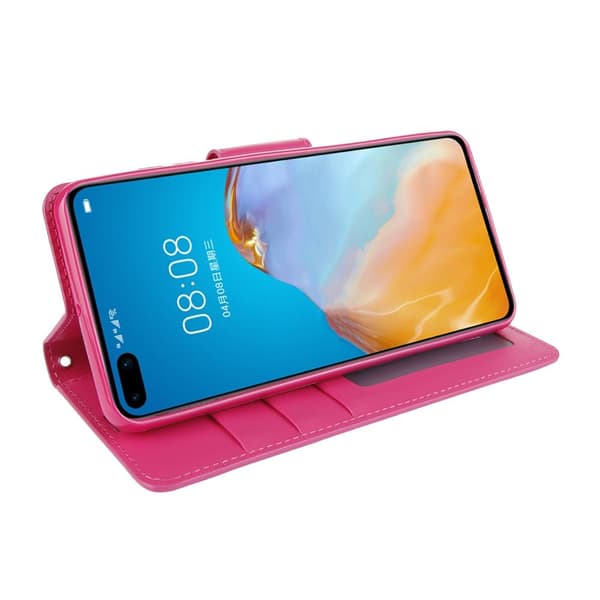 Huawei P40 - Plånboksfodral (Hanman) Roséguld