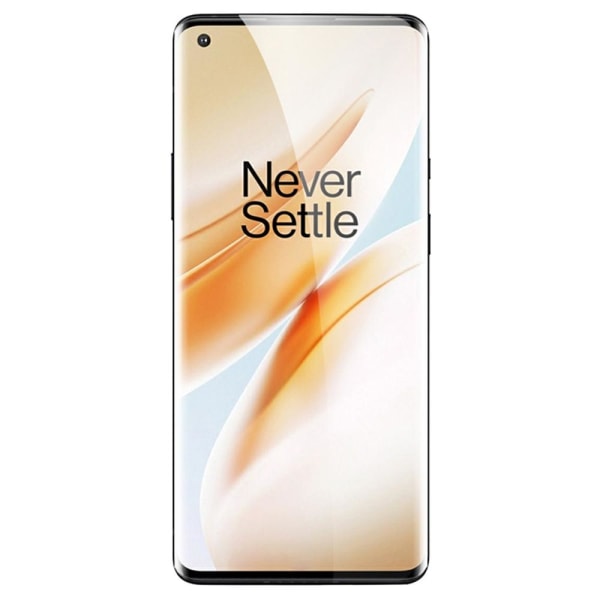 OnePlus 8 Pro blød skærmbeskytter PET 9H 0,2 mm Svart