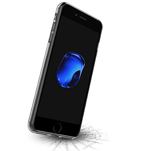 iPhone 5/5S/5SE - Skyddande Silikonskal (FLOVEME) Transparent/Genomskinlig