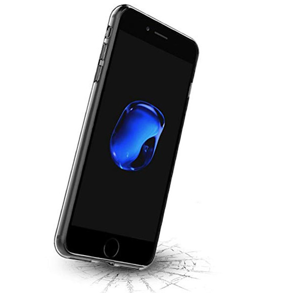 iPhone 5/5S/5SE - Skyddande Silikonskal (FLOVEME) Transparent Transparent/Genomskinlig