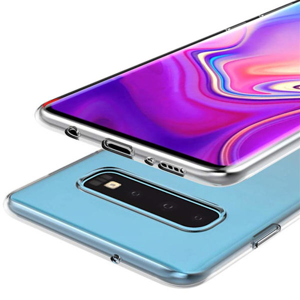 Samsung Galaxy S10 - Smart Skyddsskal i Silikon från FLOVEME