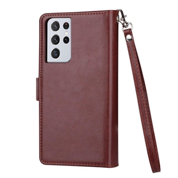 Samsung Galaxy S21 Ultra - 9-Card Wallet Case Turkos