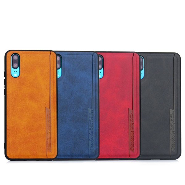 Huawei P20 - Genomtänkt Skyddsskal från Diaobaolee Röd Röd