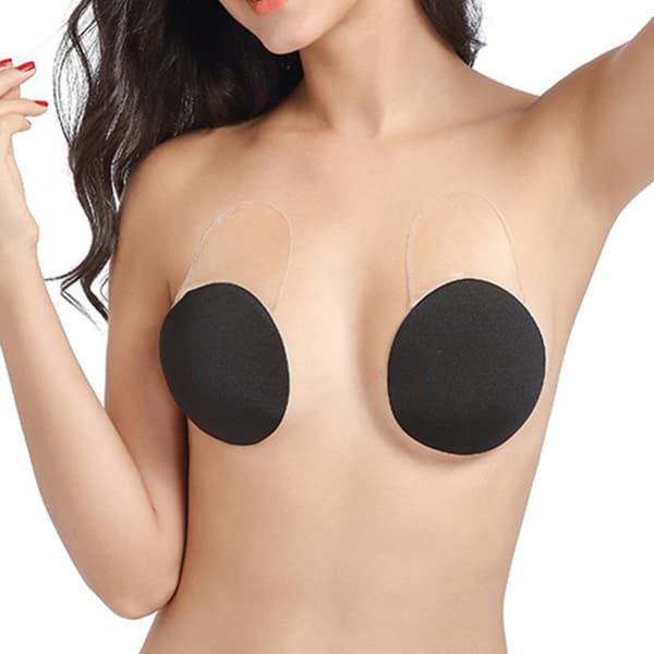 Praktiskt Självhäftande Push-Up BH Beige Medium
